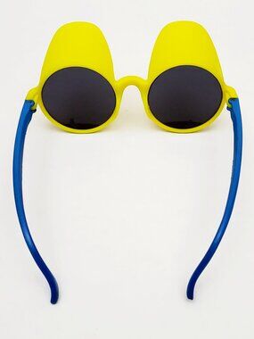 BACK TO THE FUTURE 2 Movie Vintage Blue & Yellow Sunglasses Pizza Hut Promo 1989
